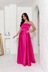 VESTIDO TOMARA Q CAIA ACETINADO VESTIDO DE FESTA PETRA FINA PINK P